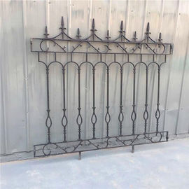 Pannelli ornamentali decorativi del recinto di resistenza di erosione del recinto del ferro battuto