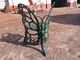Stile verde antico esterno della Tabella del ferro battuto e della farfalla delle sedie