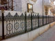 Il recinto bianco del ghisa della decorazione dell'iarda griglia/recinto su ordinazione del ferro battuto