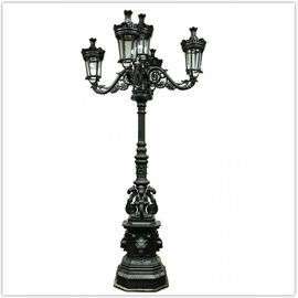 Altezza vittoriana decorativa di 3M-15m dell'oggetto d'antiquariato della posta della lampada del giardino di stile