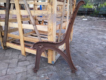 Estremità di legno all'aperto lunga di Seat di banco del ghisa per la mobilia di via