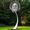 Acciaio inossidabile del giardino all'aperto moderno famoso di arte del metallo scultura del vento del diametro da 2 m.